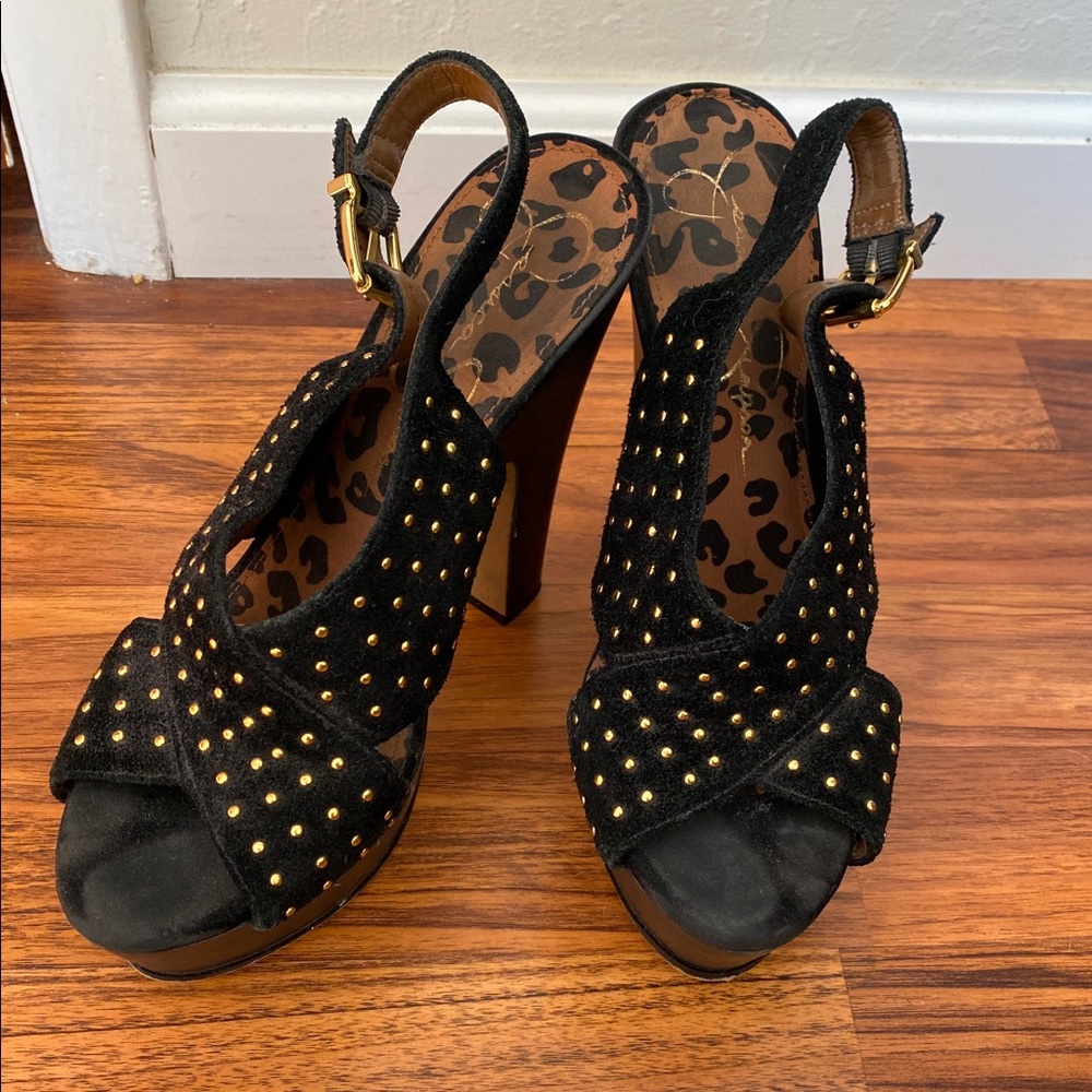 Jessica Simpson platform wedge heels